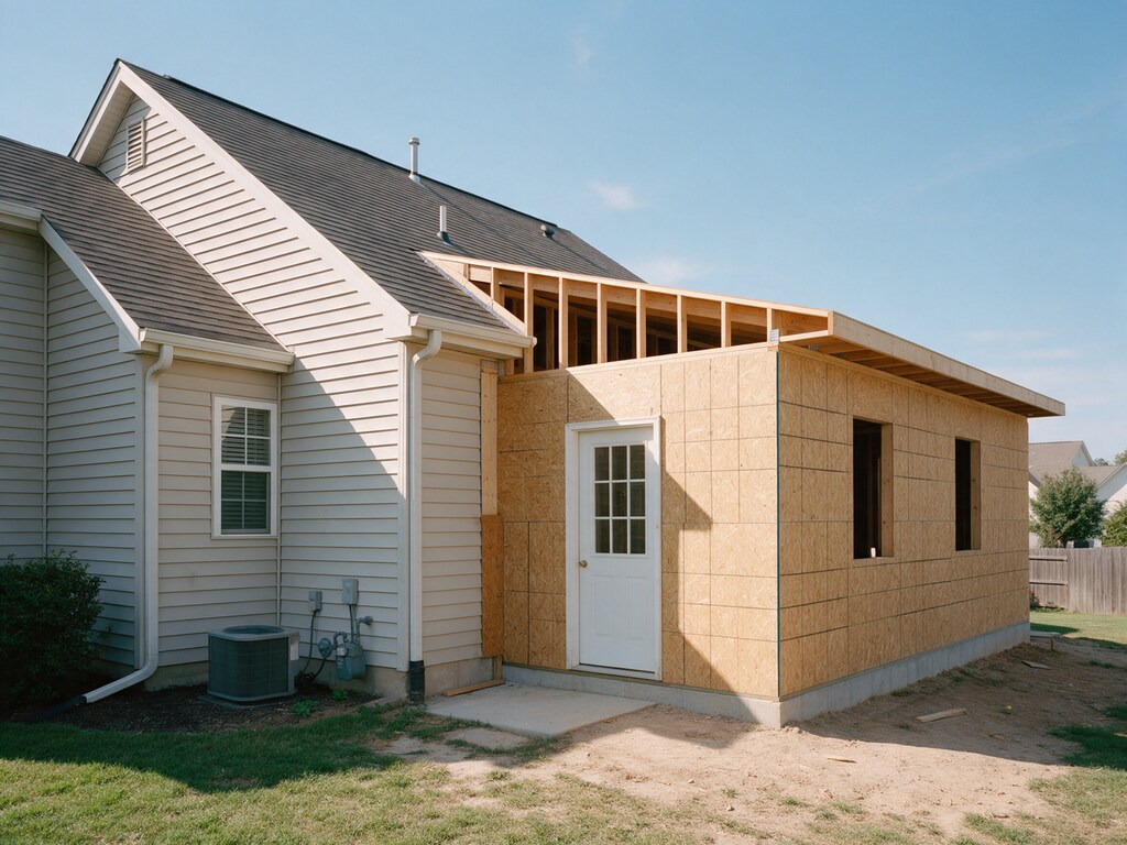 Illustrative project photograph: Home addition and remodel drawings for site plan drafting