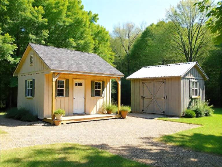 AI-generated illustration of a representative Boonville area property and building plan, not an actual completed client project.