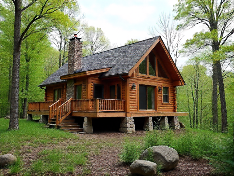 AI-generated illustration of a representative Columbus area property and building plan, not an actual completed client project.