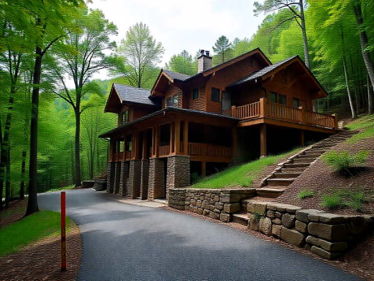 AI-generated illustration of a representative Robbinsville area property and building plan, not an actual completed client project.