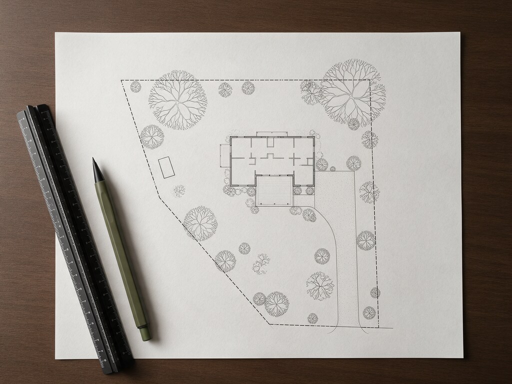 Representative site-plan and property drafting work