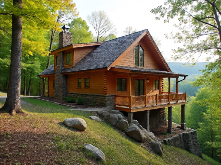 AI-generated illustration of a representative Webster area property and building plan, not an actual completed client project.
