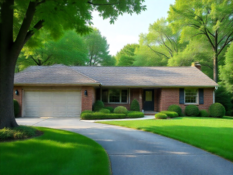 AI-generated illustration of a representative Dallas area property and building plan, not an actual completed client project.