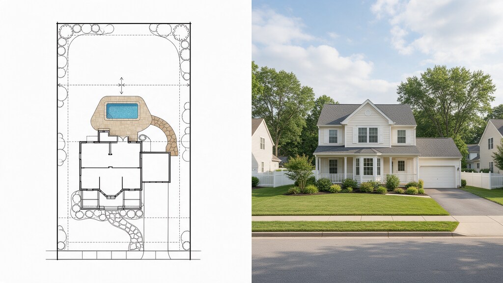Representative site-plan and property drafting work