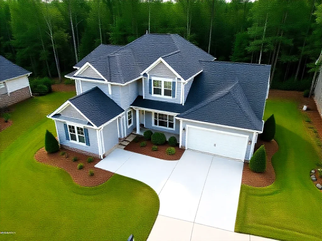 AI-generated representative concept image for Driveway and Parking Plans