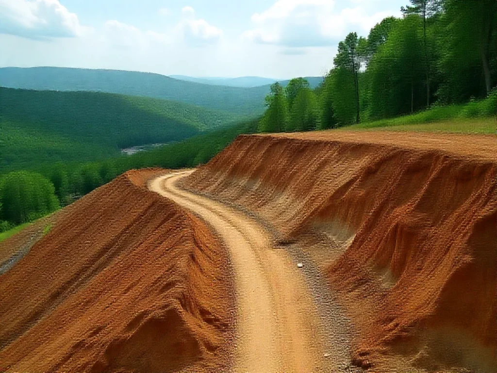 AI-generated representative concept image for Grading and Drainage Plans